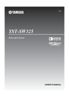 Yamaha YSTSW-325-Owners-Manual